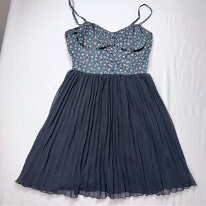 American Eagle Outfitters Fleur Wood Silk Beauty Parlour Bustier Dress